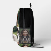 Add Bulldog Photo Personalize Customize Bedrukte Rugzak (Rechts)