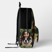 Add Bulldog Photo Personalize Customize Bedrukte Rugzak (Links)