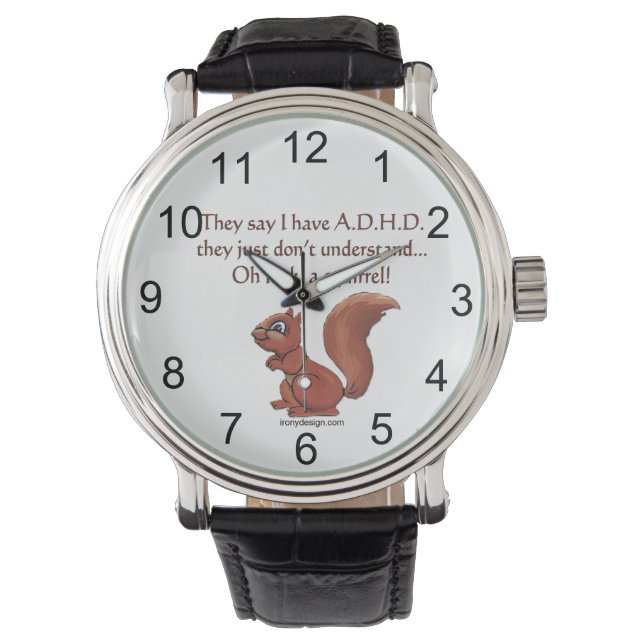 ADD Eekhoorn Horloge (Voorkant)