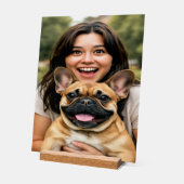 Add French Bulldog Photo Personalize Acryl Bord (Hoek)