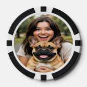 Add French Bulldog Photo Personalize Poker Chips (Voorkant)