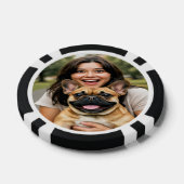 Add French Bulldog Photo Personalize Poker Chips (Enkel)