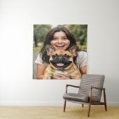 Add French Bulldog Photo Personalize Wandkleed (In situ)