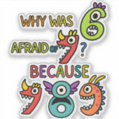 Add fun to maths with this funny maths sticker fea (Voorkant)