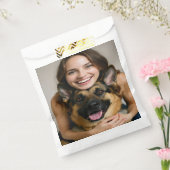 Add German Shepherd Photo Personalize Bedankzakje (Gezegeld)