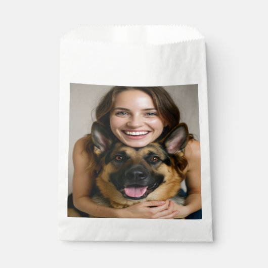Add German Shepherd Photo Personalize Bedankzakje (Voorkant)