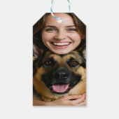 Add German Shepherd Photo Personalize Cadeaulabel (Achterkant)