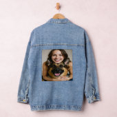 Add German Shepherd Photo Personalize Denim Jacket (Hangar)