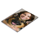 Add German Shepherd Photo Personalize Notitieboek (Linkerzijde)