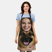 Add German Shepherd Photo Personalize Schort (Gedragen)