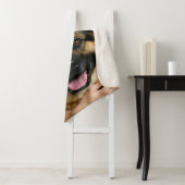 Add German Shepherd Photo Personalize Sherpa Deken (In situ)