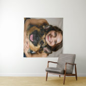 Add German Shepherd Photo Personalize Wandkleed (In Situ (horizontaal))