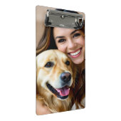 Add Golden Retriever Photo Personalize Mini Klembord (Schuin)