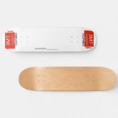 ADD JOUW NAAM JMT 8 1/4" Skateboard Deck (Horizontaal)