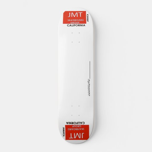 ADD JOUW NAAM JMT 8 1/4" Skateboard Deck (Voorkant)