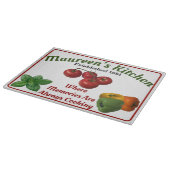 'Add Jouw naam' Keukenglassnijplank Snijplank (Hoek)