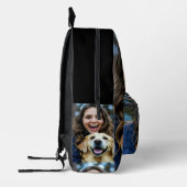 Add Labrador Retriever Photo Personalize Bedrukte Rugzak (Links)