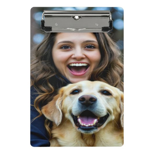 Add Labrador Retriever Photo Personalize Mini Klembord (Voorkant)