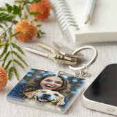 Add Labrador Retriever Photo Personalize Sleutelhanger (Voorkant Rechts)