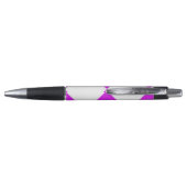 Add logo blue purple pattern pen (Achterkant)