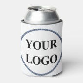 ADD LOGO Bruids Trouwdouche Elegante Tekens Blikjeskoeler (Blikje Voorkant)