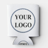 ADD LOGO Bruids Trouwdouche Elegante Tekens Blikjeskoeler (Achterkant)