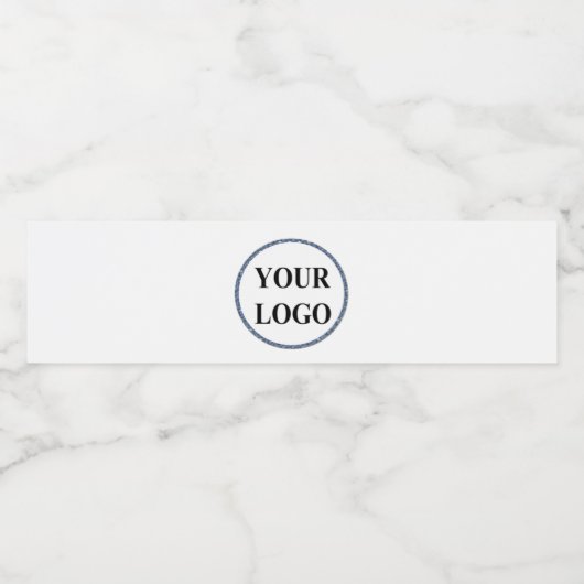 ADD LOGO Bruids Trouwdouche Elegante Tekens Waterfles Etiket (Enkel label)