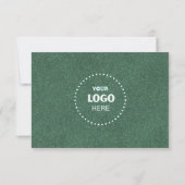 Add Logo Editable Business Gift Certificate (Achterkant)