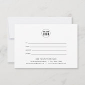 Add Logo Stripes & Custom Color Gift Certificate (Achterkant)