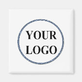 ADD LOGO Wedding Favors Magneten Dank u (Voorkant)