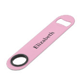 Add name black and pink speed flessenopener (Voorkant Gekanteld)
