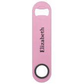 Add name black and pink speed flessenopener (Voorkant)