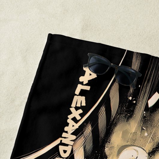 Add Name, Racing Car Kicking Up Dust Strandlaken (In situ)