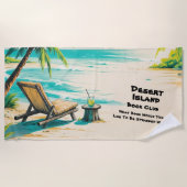 Add Name Text,  Desert Island Book Club Strandlaken (Voorkant)