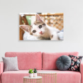 Add Pets Name Forever Loving You From Afar Picture Canvas Afdruk (Insitu (Woonkamer))
