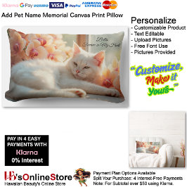 Add Pets Name & Picture Forever in My Heart Pillow Kussen