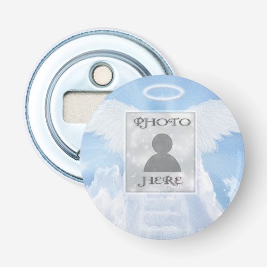 Add Photo Custom Memorial Button Flesopener (Voorkant)