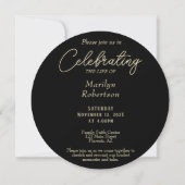 Add Photo Custom Memorial Invitation Kaart (Achterkant)