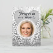 Add Photo Custom Memorial Kaart (Staand voorkant)