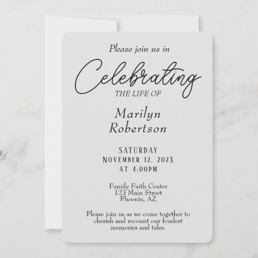 Add Photo Custom Memorial Kaart (Achterkant)