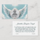 Add Photo Custom Memorial Visitekaartje (Voorkant / Achterkant)