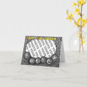 Add Photo Halloween Card Pumpkin Head 1 Kaart (Gele Bloem)