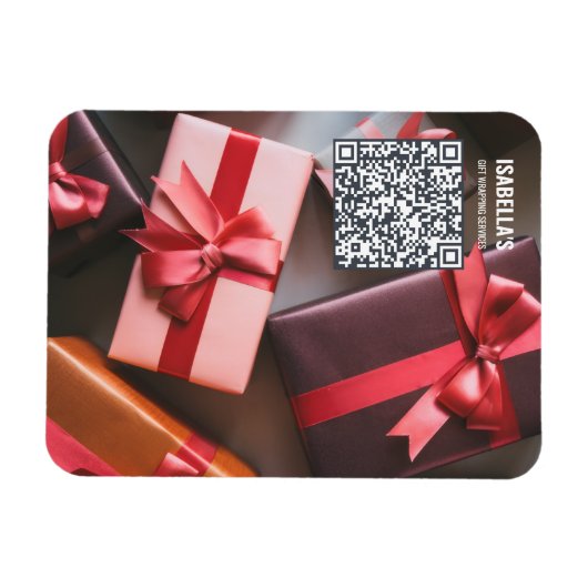 Add Photo QR Code Business Magneet (Horizontaal)