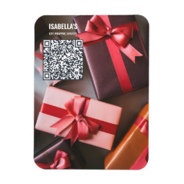 Add Photo QR Code Business Magneet