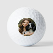 Add Poddle Photo Personalize Customize Golfballen (Voorkant)