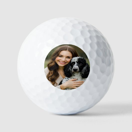 Add Poddle Photo Personalize Customize Golfballen (Voorkant)