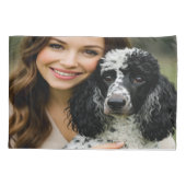 Add Poddle Photo Personalize Customize Kussensloop (Achterkant-Links)