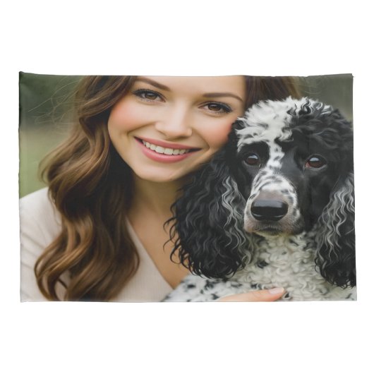 Add Poddle Photo Personalize Customize Kussensloop (Achterkant-Rechts)