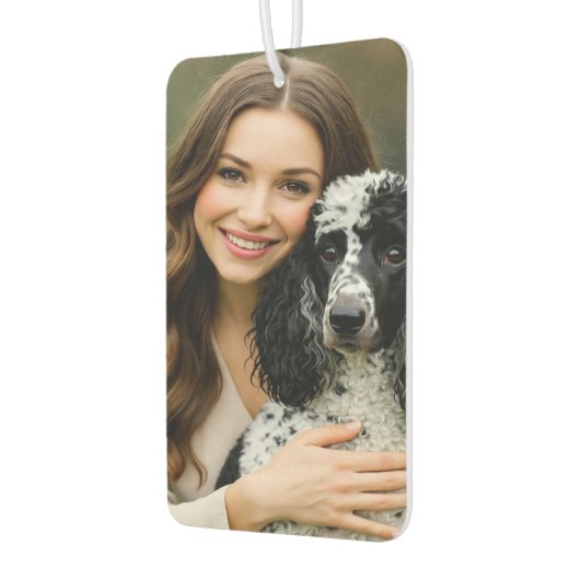 Add Poddle Photo Personalize Customize Luchtverfrisser (Links)