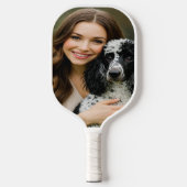 Add Poddle Photo Personalize Customize Pickleball Paddle (Voorkant)